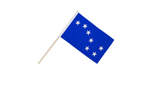 Starry Plough Royal Blue Hand Flags